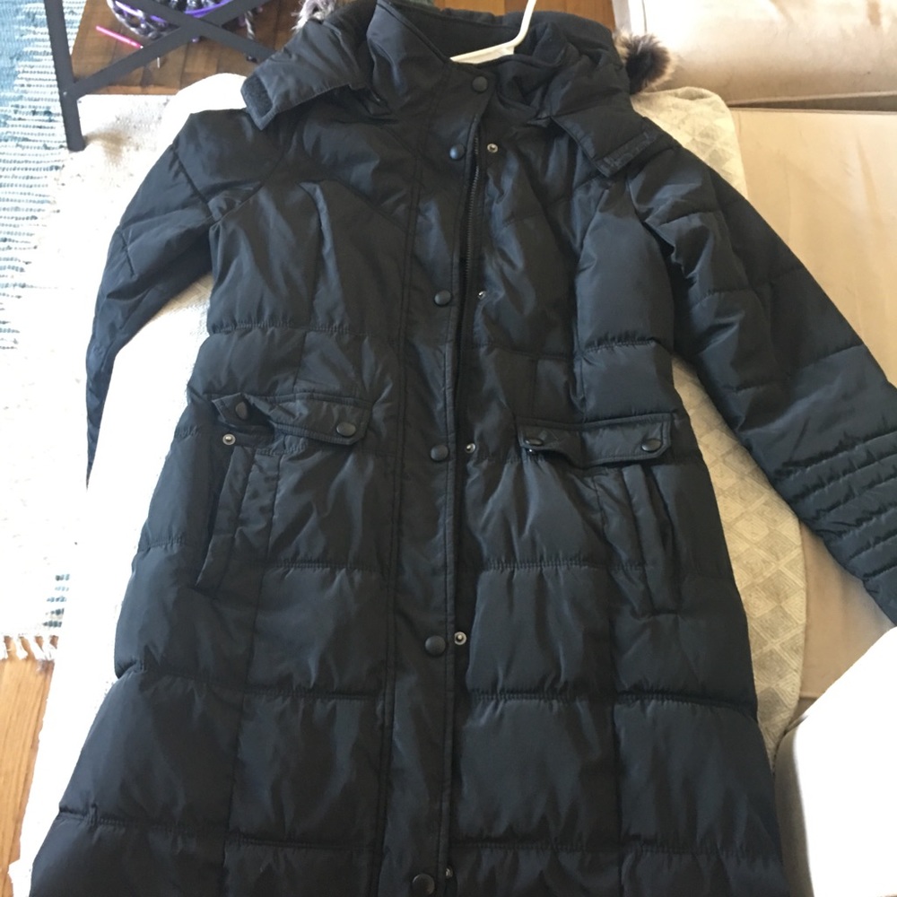 Black winter coat